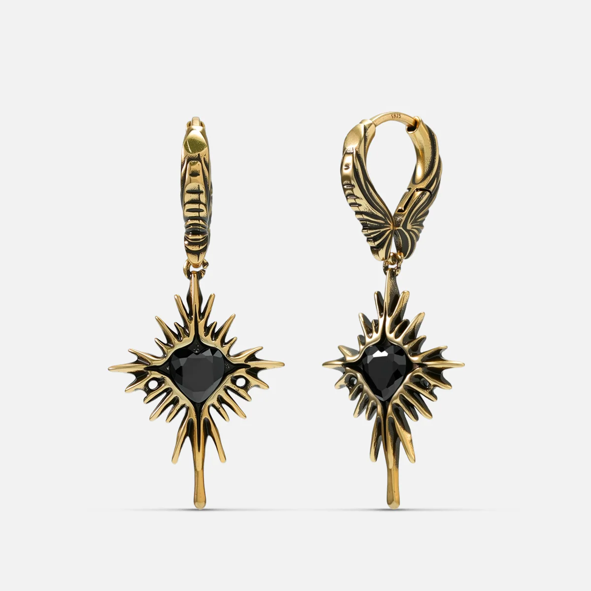 WINGED HEARTBURST EARRINGS