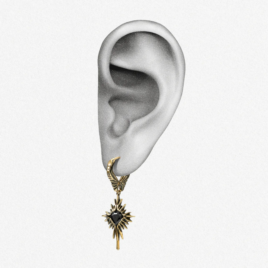 WINGED HEARTBURST EARRINGS
